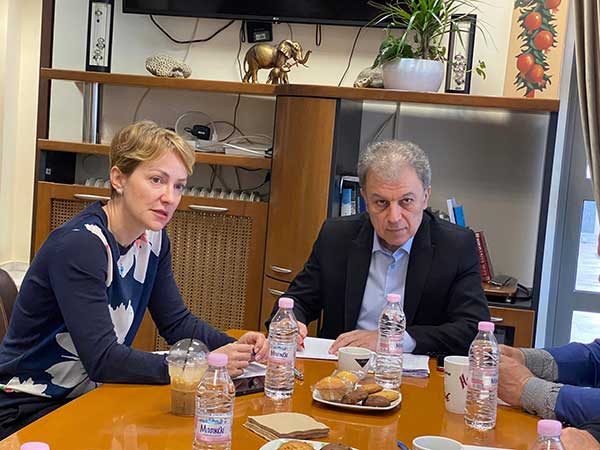 Γιώργος Αμανατίδης: Συνάντηση εργασίας στην Π.Ε. Γρεβενών με την κ. Αλεξάνδρα Σδούκου, Υφυπουργό Περιβάλλοντος & Ενέργειας