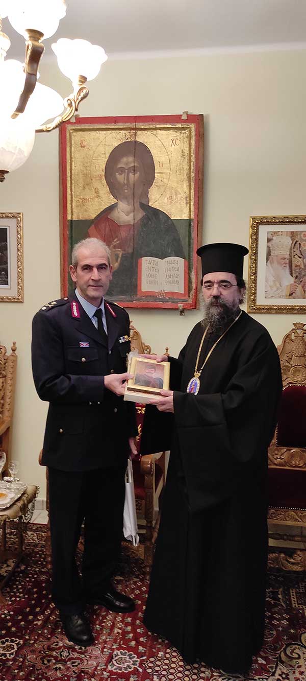 Εθιμοτυπική επίσκεψη του Γενικού Περιφερειακού Αστυνομικού Διευθυντή Δυτικής Μακεδονίας στο Μητροπολίτη Καστορίας