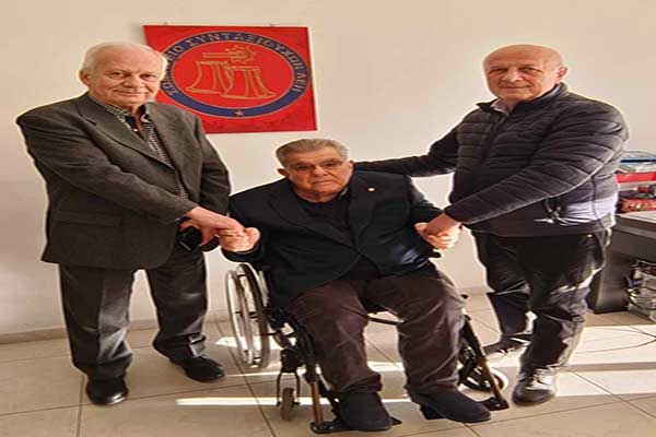 Επίσκεψη του προέδρου του κόμματος “Πατριώτες” στα γραφεία του Σωματείου Συνταξιούχων ΔΕΗ