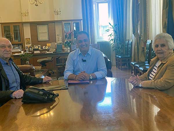 Συνάντηση με τους εκπροσώπους της Πανελλήνιας Ομοσπονδίας Πολιτικών Συνταξιούχων του Δημοσίου είχε ο Δήμαρχος Κοζάνης Γιάννης Κοκκαλιάρης