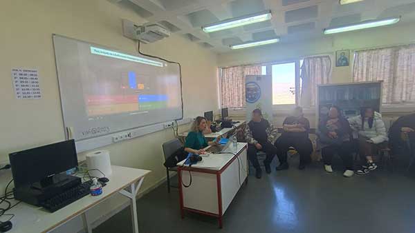 Οι τοπικοί πολλαπλασιαστές του δικτύου Eurodesk στο 1ο ΕΠΑΛ Αμυνταίου για τη διεξαγωγή των Euroclasses