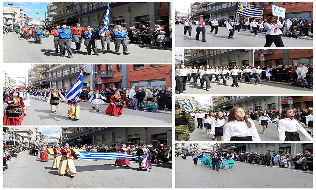Η παρέλαση της 25ης Μαρτίου στην Κοζάνη