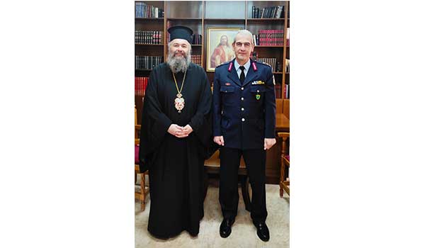 Εθιμοτυπική επίσκεψη του Γενικού Περιφερειακού Αστυνομικού Διευθυντή Δυτικής Μακεδονίας στο Μητροπολίτη Φλωρίνης, Πρεσπών και Εορδαίας
