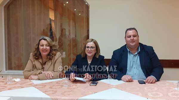 Η ευρωβουλευτής Μαρία Σπυράκη στην Καστοριά