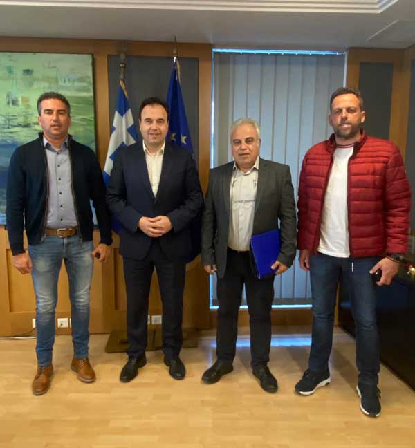 Συνάντηση του Μανώλη Στεργίου με τον υπουργό Ψηφιακής Διακυβέρνησης κ. Δημήτρη Παπαστεργίου