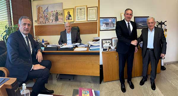 Συνάντηση Στάθη Κωνσταντινίδη με τον Πρόεδρο της ΚΕΔΕ Λάζαρο Κυρίζογλου: «Στηρίζουμε εμπράκτως τον αναπτυξιακό και κοινωνικό ρόλο της Τοπικής Αυτοδιοίκησης»