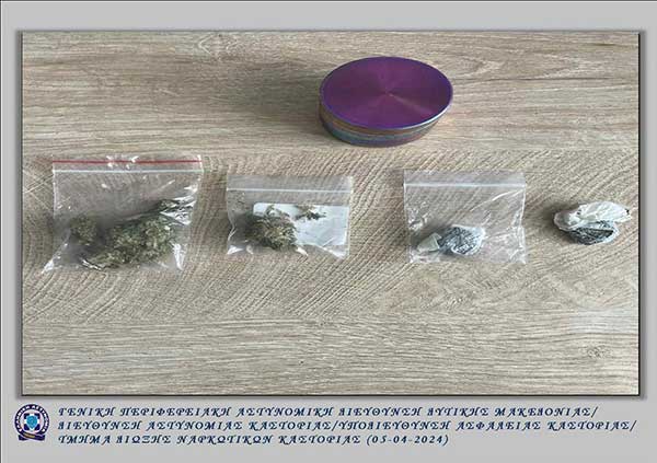 Δυτική Μακεδονία: Συλλήψεις 6 ατόμων για παραβάσεις της νομοθεσίας περί ναρκωτικών το τελευταίο πενθήμερο