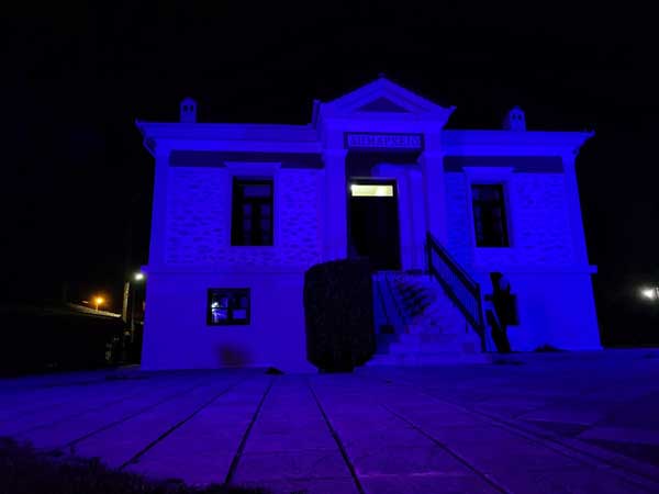 Ο Δήμος Βελβεντού φώτισε «μπλε» το Δημαρχείο για την Παγκόσμια Ημέρα Ευχής!