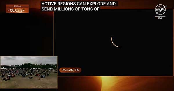 Δείτε live από τη Nasa την ολική έκλειψη Ηλίου