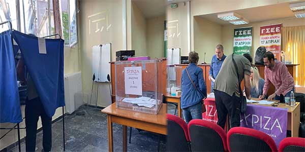 Τα μέλη  και οι φίλοι του ΣΥΡΙΖΑ-ΠΣ στις κάλπες για την ανάδειξη του  υποψήφιου ευρωβουλευτή της Δυτικής Μακεδονίας