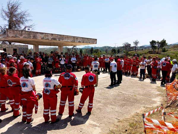 Μέλη της Ελληνικής Ομάδας Διάσωσης, Παράρτημα Κοζάνης έλαβαν μέρος στην πανελλαδική εξάσκηση των μελών της Ελληνικής Ομάδας Διάσωσης