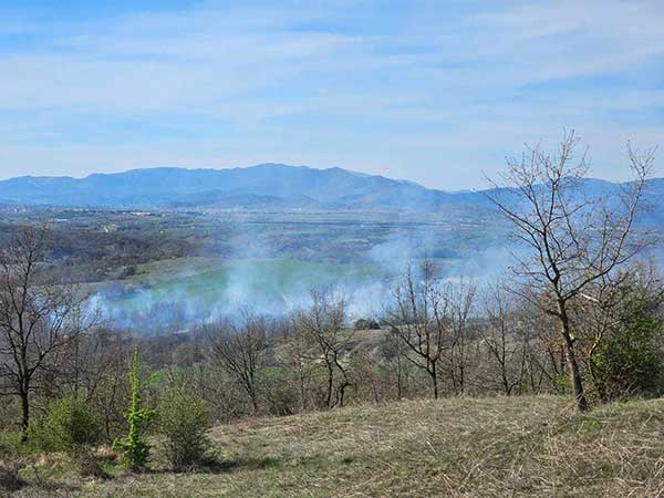 Αρκετές πυρκαγιές στο Βόιο σε καλλιέργειες