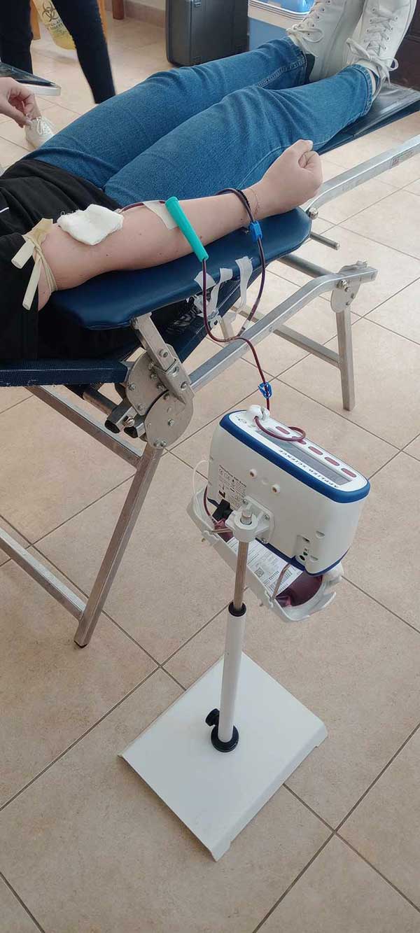 Πραγματοποιήθηκε εθελοντική αιμοδοσία στο ΚΑΠΗ Κρόκου