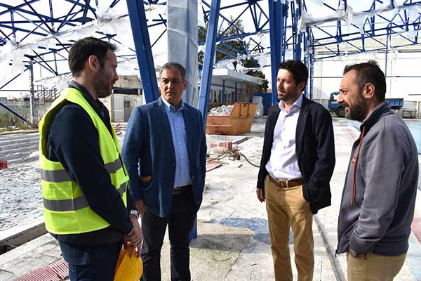 Γιάννης Κοκκαλιάρης: «Στοίχημά μας η γρήγορη παράδοση του Κολυμβητηρίου στους δημότες» – Ξεκίνησαν και προχωρούν οι εργασίες της ενεργειακής του αναβάθμισης