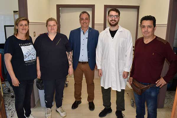 Επίσκεψη του Δημάρχου Κοζάνης Γιάννη Κοκκαλιάρη στο Δημοτικό Κτηνιατρείο
