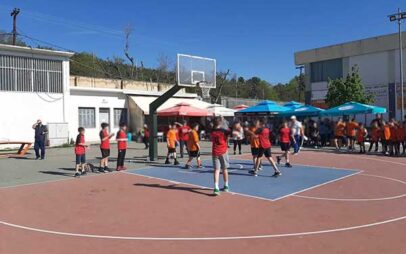 Ευ αγωνίζεσθαι με 300 μαθητές σχολείων της Κοζάνης στο ΔΑΚ στο άθλημα της καλαθοσφαίρισης
