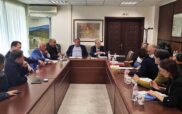 Συνάντηση εργασίας με τον Διευθύνοντα Σύμβουλο του ΤΑΙΠΕΔ Δ. Πολίτη στο Διοικητήριο Γρεβενών