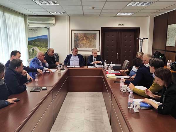 Συνάντηση εργασίας με τον Διευθύνοντα Σύμβουλο του ΤΑΙΠΕΔ Δ. Πολίτη στο Διοικητήριο Γρεβενών