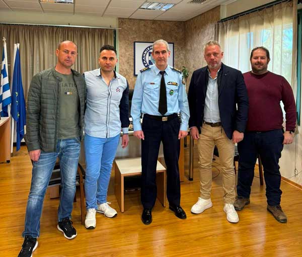 Εθιμοτυπική επίσκεψη της Ένωσης Αστυνομικών Υπαλλήλων Κοζάνης στο Γενικό Περιφερειακό Αστυνομικό Διευθυντή Δυτικής Μακεδονίας , Ταξίαρχο κ. Σπανούδη Κωνσταντίνο