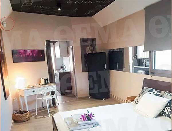 Θεσσαλονίκη: Με αυτή την κρυφή κάμερα ο ιδιοκτήτης διαμερίσματος κατέγραφε τη φοιτήτρια από την Πτολεμαΐδα