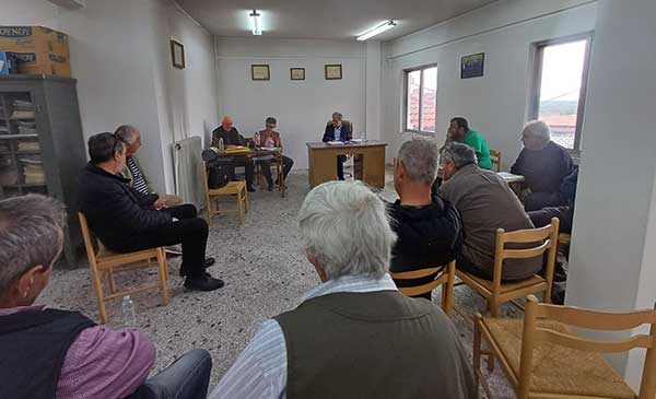 Επίσκεψη του Περιφερειάρχη, του Αντιπεριφερειάρχη Τεχνικών Έργων και του Διευθυντή Τεχνικών Υπηρεσιών στον ΤΟΕΒ Βελβεντού