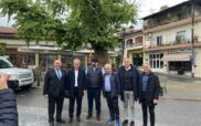 Ο Υφυπουργός Κλιματικής Κρίσης Χρήsτος Τριαντόπουλος στο Βελβεντό