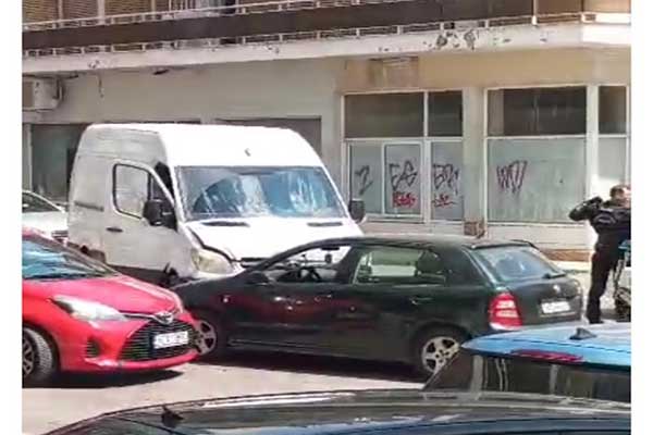 Τροχαίο στην οδό Α. Παπανδρέου στην Κοζάνη