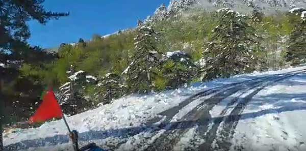 Γρεβενά: Χιόνισε στην Βασιλίτσα – Ανοιχτοί οι δρόμοι (βίντεο)