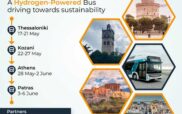 Το τρίτο JIVE Roadshow, ένα λεωφορείο υδρογόνου στην Ελλάδα: Κοζάνη 22-27 Μαΐου