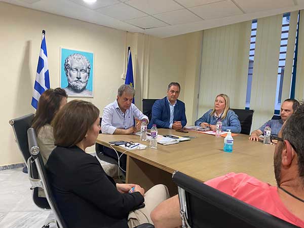 Συνάντηση με τα μέλη της Επιτροπής Ελέγχου Καταλληλότητας Αθλητικών Εγκαταστάσεων ΠΕ Κοζάνης