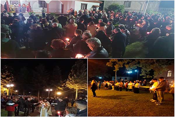 Ο εορτασμός της Ανάστασης σε Λιβαδερό, Σισάνι και Χρυσαυγή