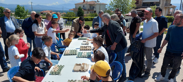 Παιδικές αυγομαχίες για την γιορτή του Αγίου Γεωργίου Κλείτου Κοζάνης