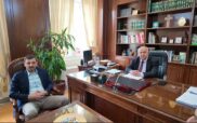 Συνάντηση του Δημάρχου Γρεβενών, Κυριάκου Ταταρίδη με τον υφυπουργό Προστασίας του Πολίτη, Ανδρέα Νικολακόπουλο