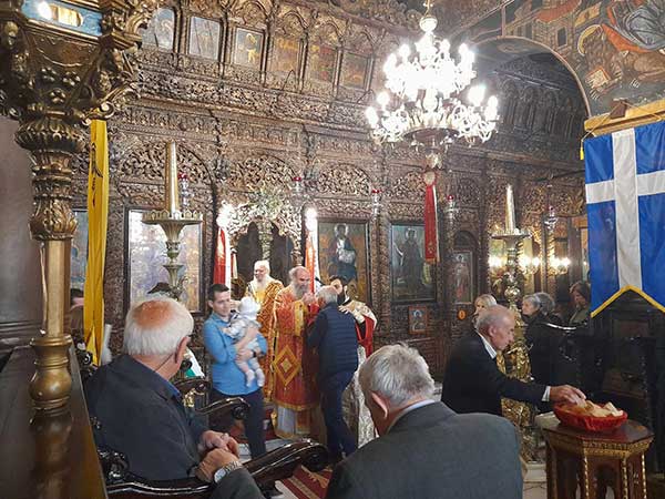 Η θεία λειτουργία και παράκληση για την επέτειο του σεισμού της 13ης Μαΐου 1995