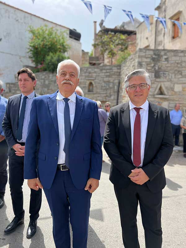 Επίσκεψη αντιπροσωπίας του Δήμου Βοΐου στο Δήμο Αποκορώνου για τις εκδηλώσεις της επετείου της Μεταπολιτευτικής Επανάστασης
