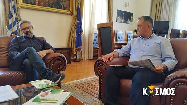 Συνάντηση Λευτέρη Ιωαννίδη με τον Δήμαρχο Κοζάνης: Τηλεθέρμανση, Μετάβαση και Ενεργειακές Κοινότητες στο επίκεντρο της συνάντησης