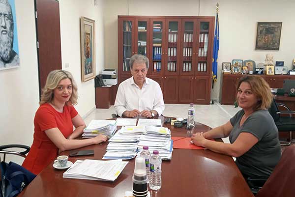 Συνάντηση στην Περιφέρεια για τον αναδασμό του Αγροκτήματος της Κοινότητας Πτολεμαΐδας