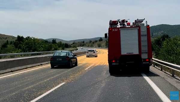Ατύχημα στον αυτοκινητόδρομο Πτολεμαΐδας-Κοζάνης