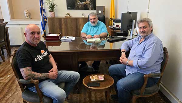 Με τον Δήμαρχο Εορδαίας συναντήθηκε το Προεδρείο του ¨Σπάρτακου¨