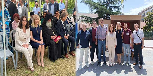 Στις εκδηλώσεις μνήμης του ολοκαυτώματος στους Πύργους Εορδαίας και στην Κοζάνη η Θεοδώρα Τζάκρη