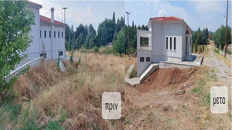 Αίθουσα πολλαπλών χρήσεων Αργίλου το πριν και το μετά (φωτογραφίες)