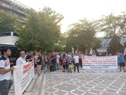 Συγκέντρωση στην κεντρική πλατεία της Πτολεμαΐδας για την τηλεθέρμανση
