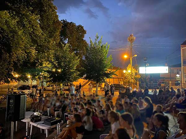 Πραγματοποιήθηκε η πρώτη υπαίθρια προβολή ταινίας στη Λευκοπηγή