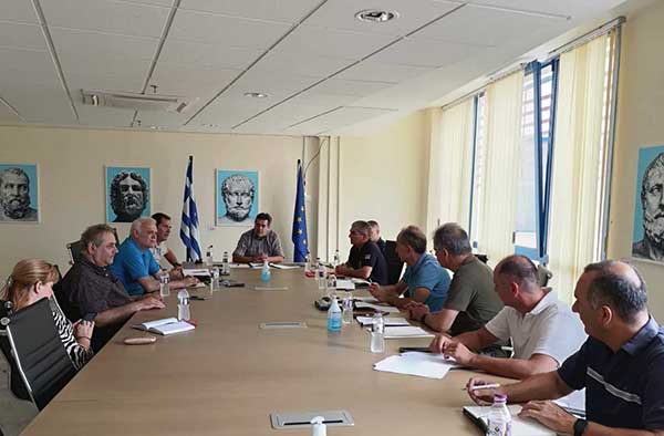 Συνάντηση για την συντήρηση-ανακαίνιση υφιστάμενου κτιρίου και διαμόρφωση περιβάλλοντος χώρου στην περιοχή του στρατιωτικού αεροδρομίου Κοζάνης