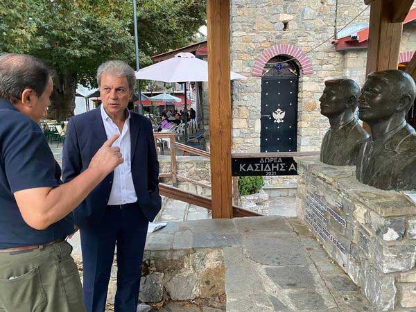 Σε Αβδέλλα και Περιβόλι Γρεβενών βρέθηκε ο Γιώργος Αμανατίδης