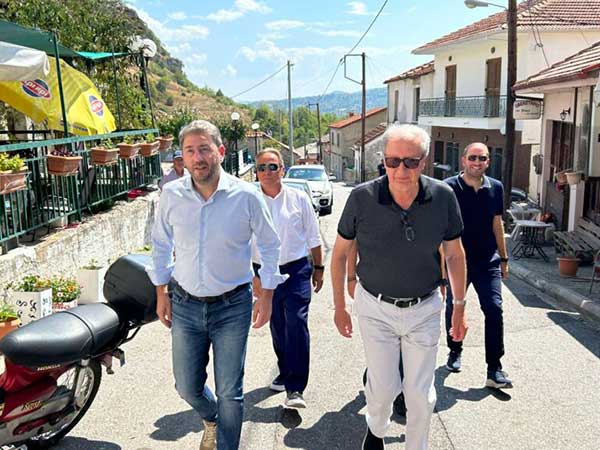 Στο Νεστόριο Καστοριάς ο πρόεδρος του ΠΑΣΟΚ – ΚΙΝ.ΑΛ. Νίκος Ανδρουλάκης
