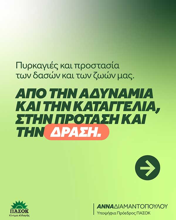 Άννα Διαμαντοπούλου : «Από την αδυναμία και την καταγγελία, στην πρόταση και την δράση»