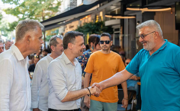 Ο υποψήφιος πρόεδρος του ΠΑΣΟΚ Χάρης Δούκας σε Γρεβενά, Καστοριά και Φλώρινα
