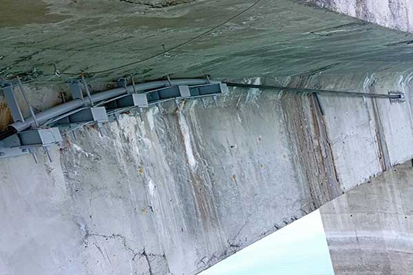 Tοποθετήθηκαν πέντε ρωγμόμετρα στην Υψηλή Γέφυρα των Σερβίων