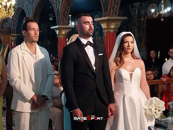 Την εκλεκτή της καρδιάς του Χριστίνα παντρεύτηκε ο Πολυνείκης Καλαμάρας